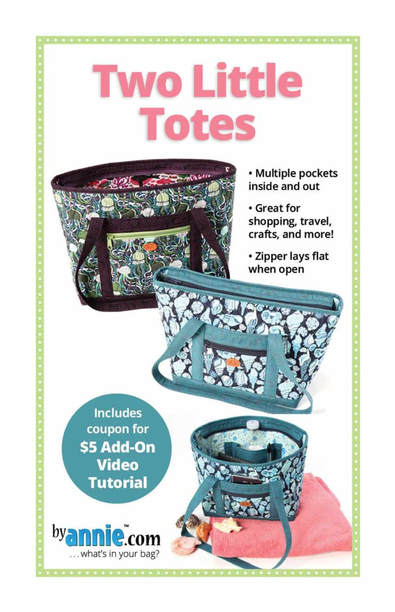 Two Little Totes with Virginia,  Two Thursdays 10/2 & 10/16 from 10am-3pm