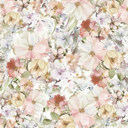 P&B, Arabesque, Watercolor Floral, Pink