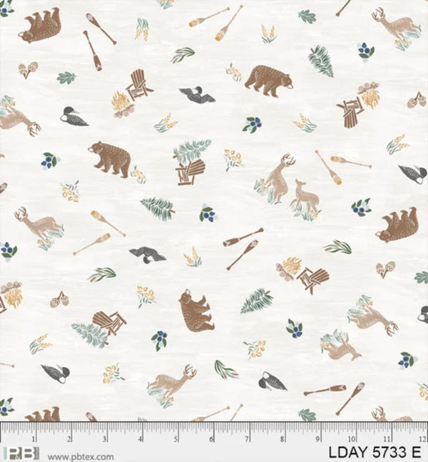 P&B Textiles, Lakeside Days, Tossed Lakeside Icons