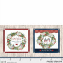 P & B Textiles, Farmhouse Americana, Patriotic Wreath Pillow Panel