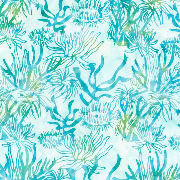 Paradise Bay Batiks, Coral Reef, Aqua