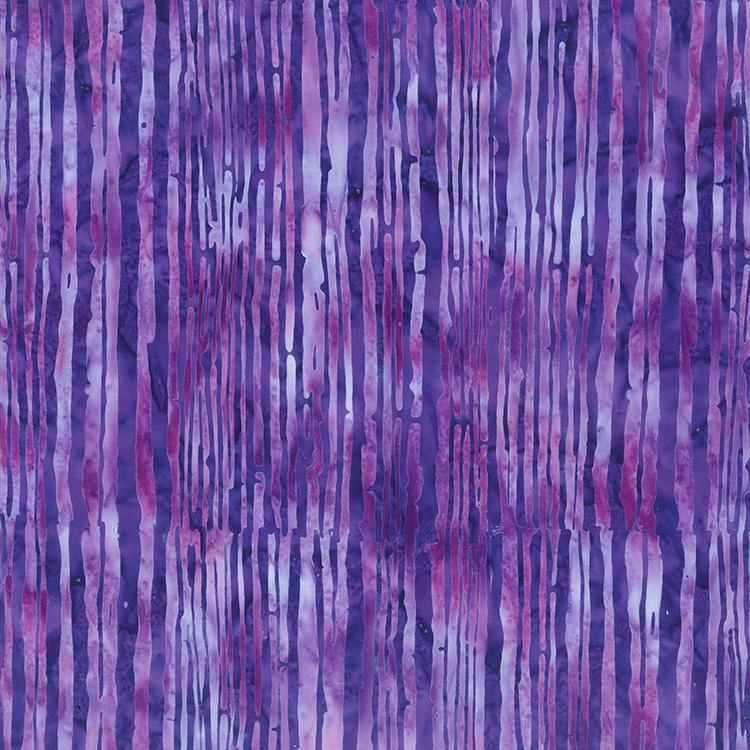 Paradise Bay Batiks, Stripe, Pansy