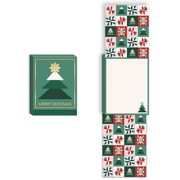 Pocket Notepad Cmas Quilt