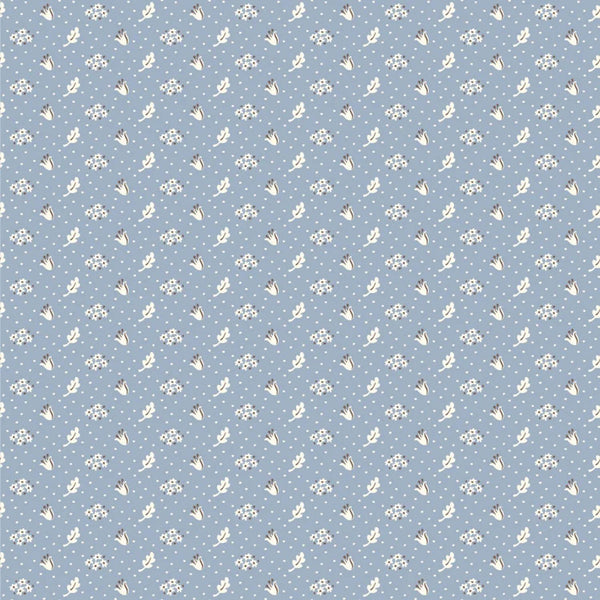 Poppie Cotton, Wildwood Dwelling, Vintage Apron, Blue
