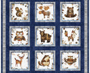QT Fabrics, Bearsville, Picture Patches Panel, 36" X 42", Multi
