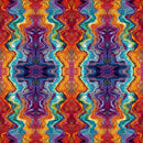 QT Fabrics, Bedazzled, Fractal, Stripe Multi