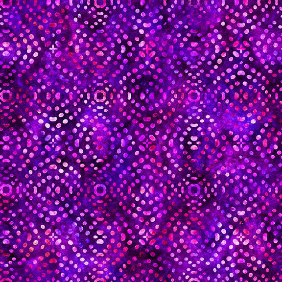QT Fabrics, Bedazzled, Textuarl Dots, Magenta
