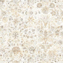 QT Fabrics, Folklore, Floral, Cream