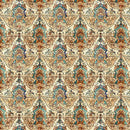 QT Fabrics, Folklore, Medieval Crest Geo, Dk Tan