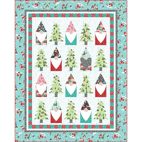 QT Fabrics, Gnome For The Holidays Quilt Kit