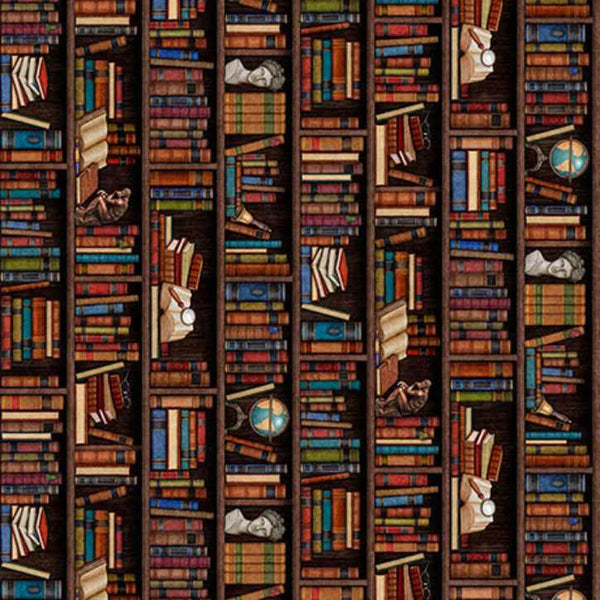 QT Fabrics, Library Book Stripe