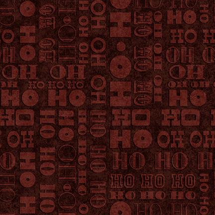 QT Fabrics, Santa's Workshop, Tonal Blender, Brick Red