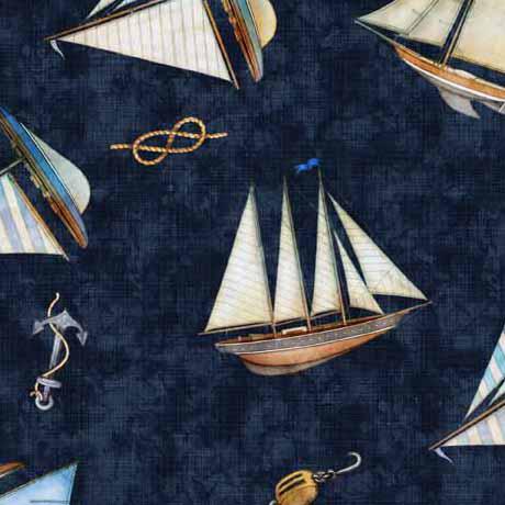 QT Fabrics, Sirens Call, Tossed Ships, Navy