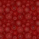 Quilting Treasures, Holly Jolly, Medallions, Red