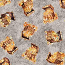 Quilting Treasures, Treasure Chests, Gray