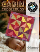 Quiltworx, Cabin Cuddlebugs Pattern with paper foundations