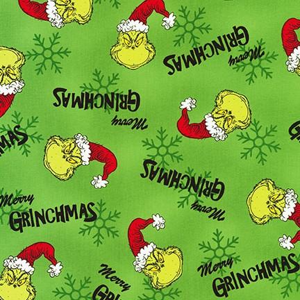 RK Fabrics, How The Grinch Stole Christmas, Merry Grinchmas, Green