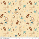 Riley Blake, Baby Boy, Cute As A Button, Animals, Yellow