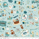 Riley Blake, Baby Boy, Cute As A Button, Main, Blue