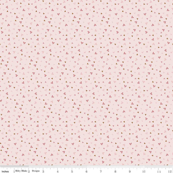 Riley Blake, Baby Girl, Cute As A Button, Hearts, Pink