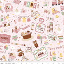 Riley Blake, Baby Girl, Cute As A Button, Main, Pink