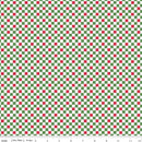 Riley Blake, Check Please!, 1/4in Checks, Christmas