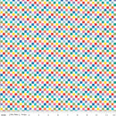 Riley Blake, Check Please!, 1/4in Checks, Rainbow