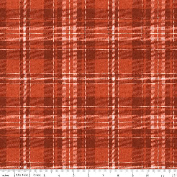 Riley Blake, Classic Christmas, Plaid, Red