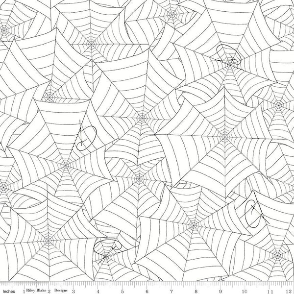 Riley Blake, Costume Makers Act II, Spider Web, White