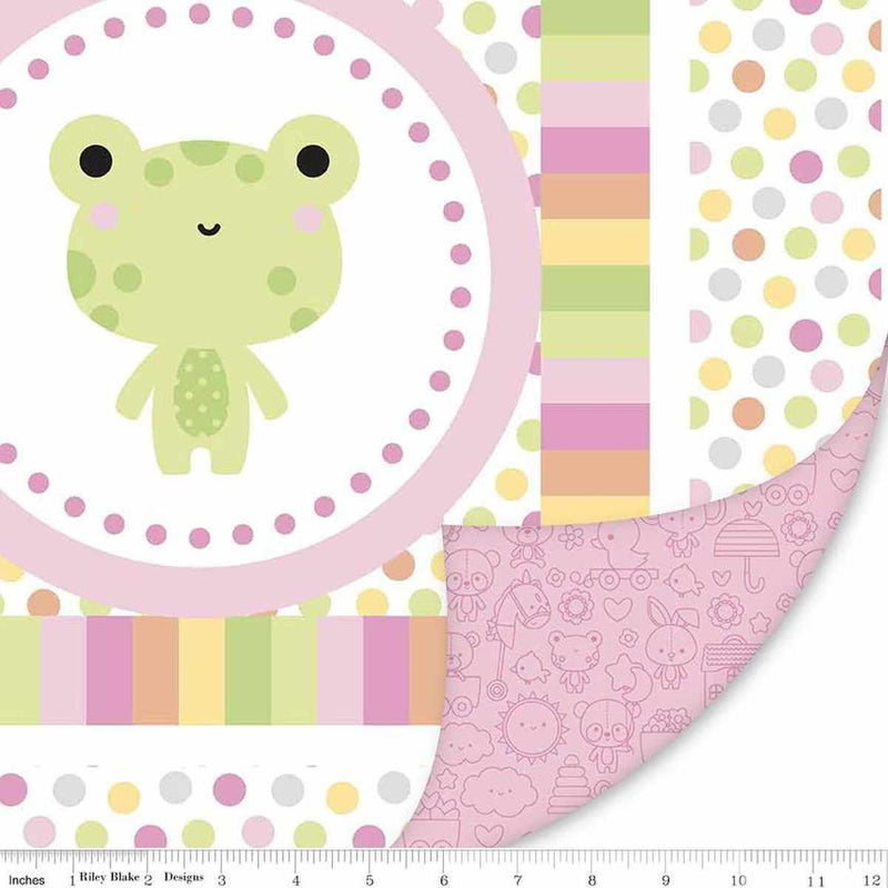Riley Blake, Double Lush Velvet, Bundle Of Joy Panels