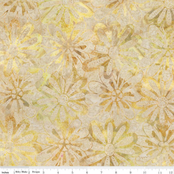 Riley Blake, Expressions, Carnival Glass Batiks, Parmesan