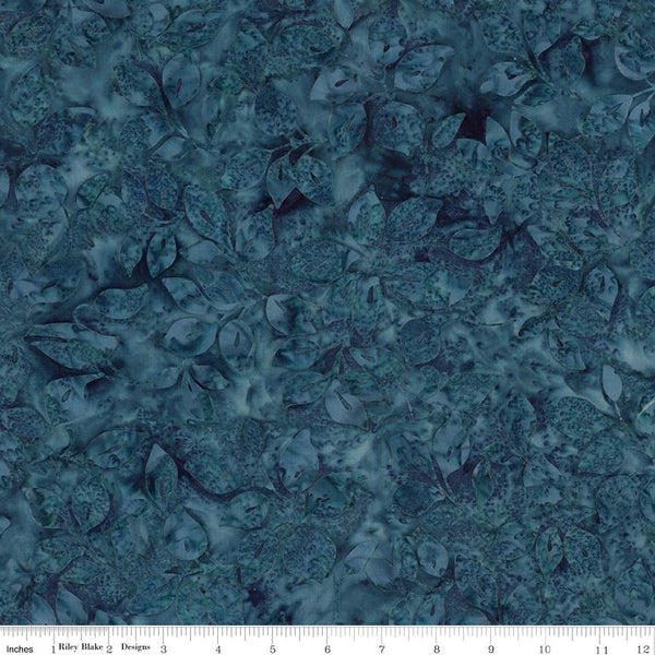 Riley Blake, Expressions, Carnival Glass Batiks, Stone Blue