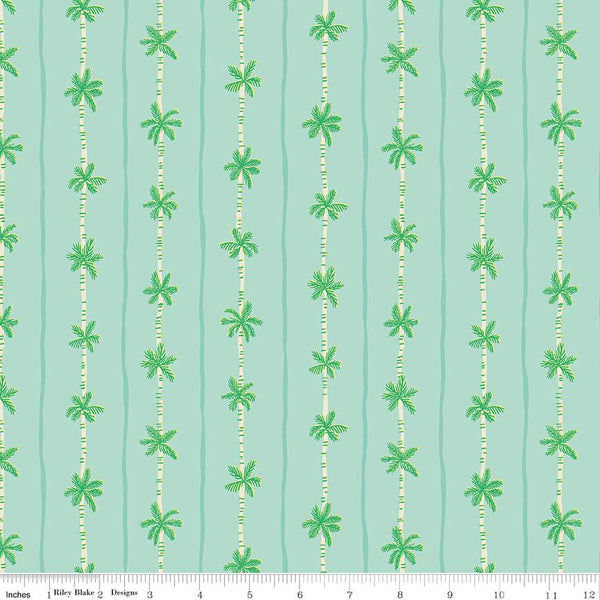 Riley Blake, Forever Neverland, Palm Stripe, Songbird