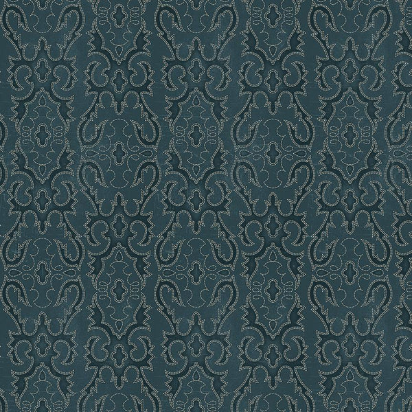 Riley Blake, John Wayne American West, Boot Trim Blender, Navy