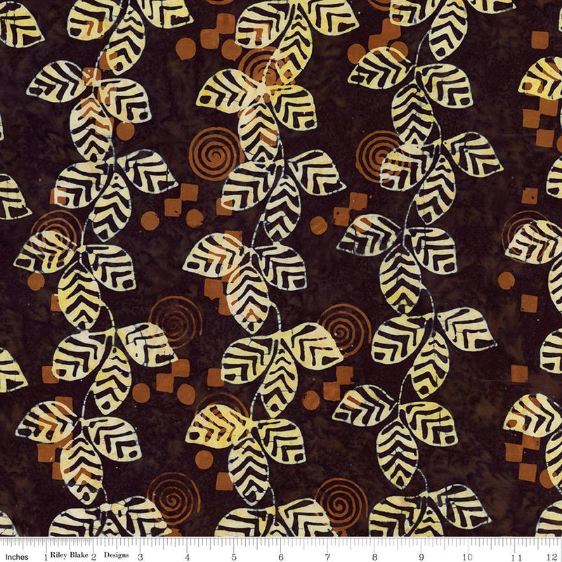 Riley Blake, Kalinda Batiks, Espresso, Tigerwood
