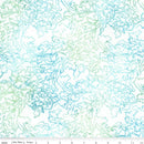 Riley Blake, Kalinda Batiks, Espresso, Winter Mint