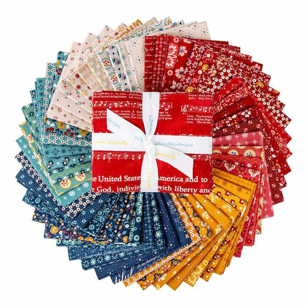 Riley Blake, Lori Holt, Americana, Fat Quarter Bundle - 52 Pieces
