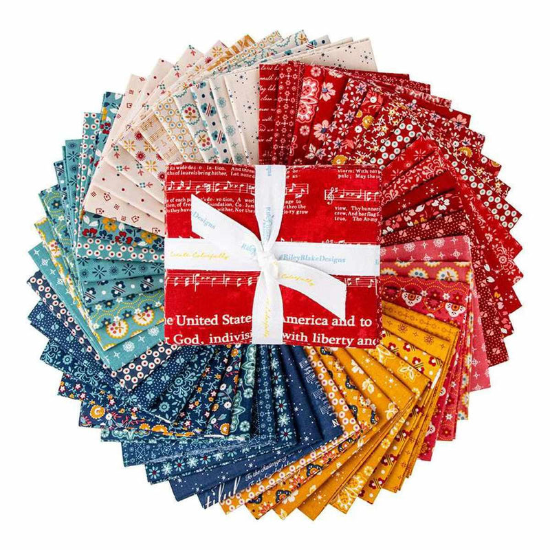 Riley Blake, Lori Holt, Americana, Fat Quarter Bundle - 52 Pieces