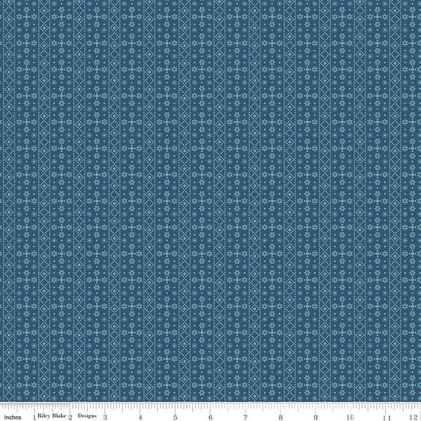 Riley Blake, Lori Holt, Americana, Independence, Dk Denim