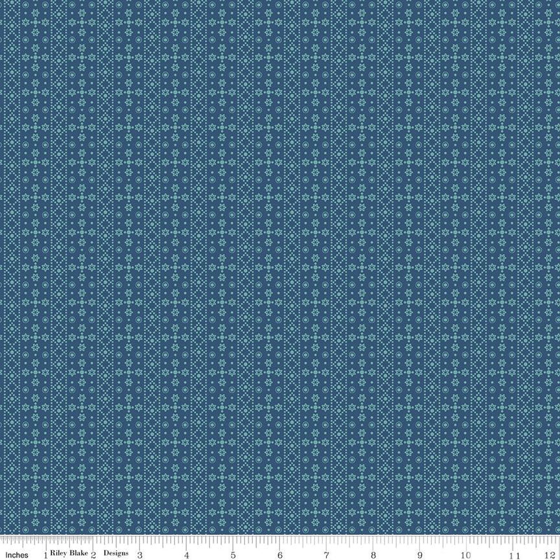 Riley Blake, Lori Holt, Americana, Independence, Dk Denim