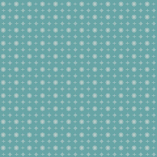 Riley Blake, Lori Holt, Americana, Lincoln, Raindrop, Aqua
