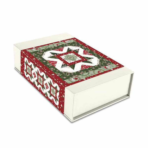 Riley Blake, Mistletoe & Holly Boxed Table Runner Kit