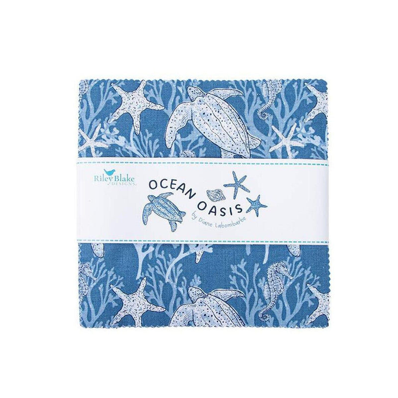 Riley Blake, Ocean Oasis, 5in Stacker