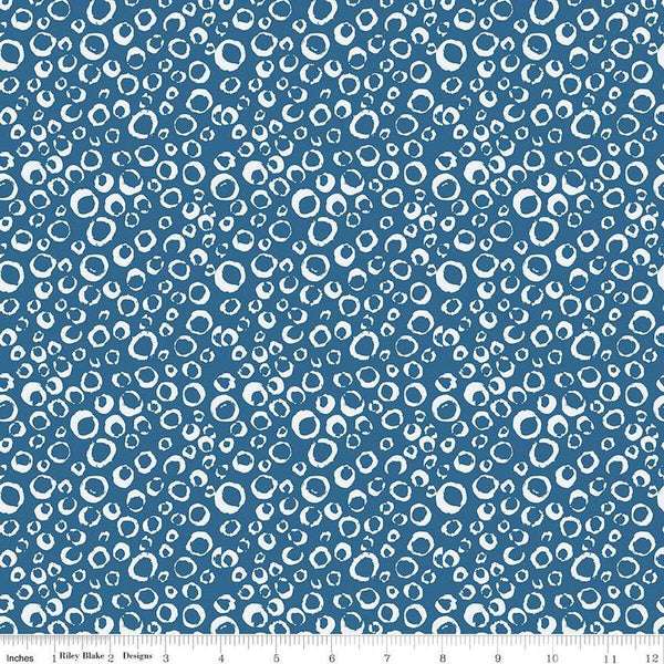 Riley Blake, Ocean Oasis, Bubbles, Ocean