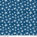 Riley Blake, Ocean Oasis, Starfish, Night