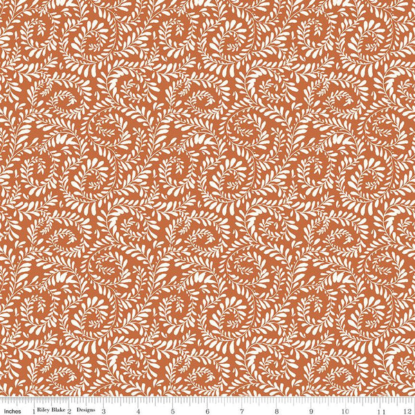 Riley Blake. Sunflower Whispers, Ferns, Pumpkin
