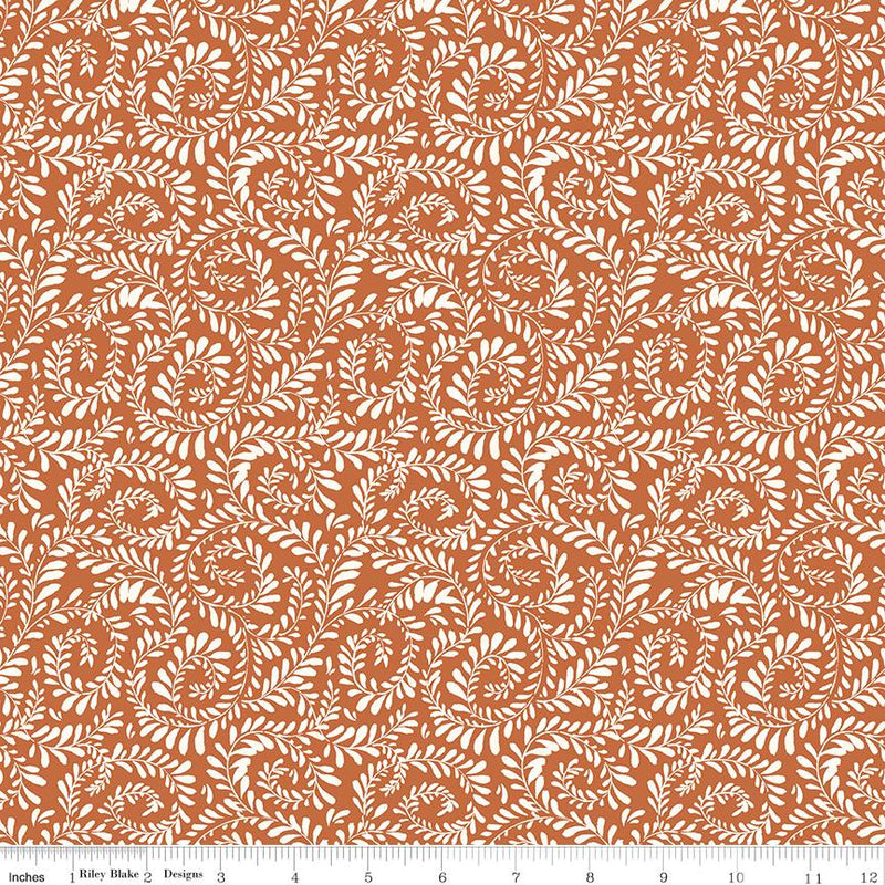Riley Blake. Sunflower Whispers, Ferns, Pumpkin