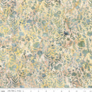 Rley Blake Expressions Batiks, Floral Grid, Old China