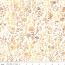 Rley Blake Expressions Batiks, Floral Grid, Old China, Sponge Cake