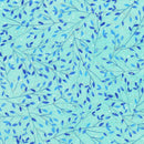 Robert Kaufman, Sonja Rescek, Peaceful, Tiny Leaf Vines, Aqua